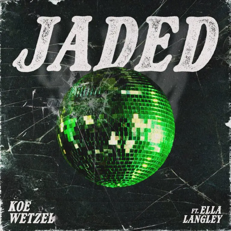 Ella Langley and Koe Wetzel artwork for their 2026 duet Jaded